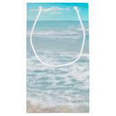 抱き枕 |モノグラムモダン幾何学的ビーチ スモールペーパーバッグ (裏面)