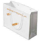 抱き枕/ラベル/先住民部族名/メトロポリーム ラージペーパーバッグ (裏面アングル)