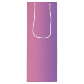 抱き枕 – 垂直レインボーストライプズ ワインギフトバッグ (正面)