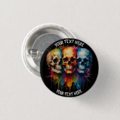 抱き枕 缶バッジ (正面&裏面)