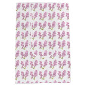 抱き枕-薄紫の花 ミディアムペーパーバッグ (裏面)