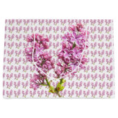抱き枕(LG) -薄紫花 ラージペーパーバッグ (正面)
