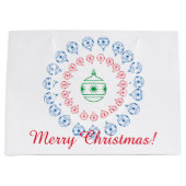 抱き枕(Lrg) – クリスマスデコレーション ラージペーパーバッグ (正面)