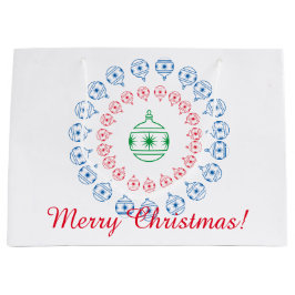 抱き枕(Lrg) – クリスマスデコレーション ラージペーパーバッグ