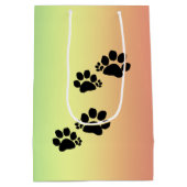 抱き枕- Polydactyl Pawプリント ミディアムペーパーバッグ (裏面)