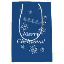 抱き枕- Santa and Sleigh in Snow