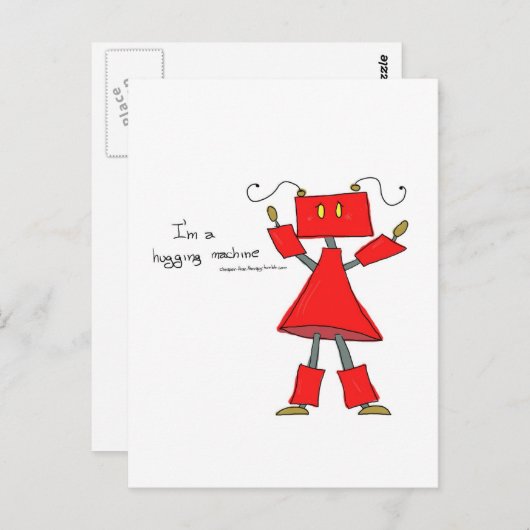 抱き機 ポストカード (正面/裏面)