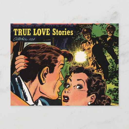 抱き締められる ポストカード (正面)