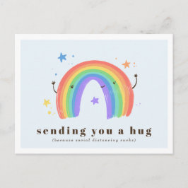 抱き締める |レインボー魔法 ポストカード