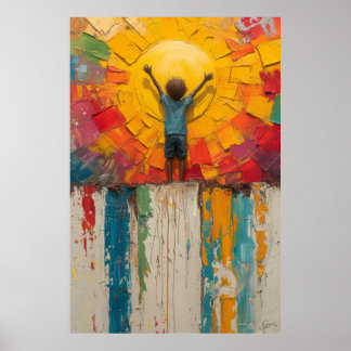 抱き込むホライズン：子供疑問に思様 ポスター