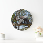抱っこしたくなる大きめのオスのオーストラリアコアラ ラージ壁時計 (ホーム)