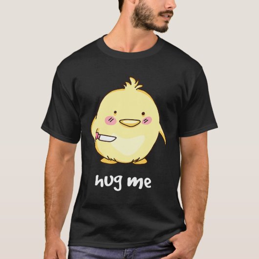抱っこしてニワトリちゃん Tシャツ (正面)