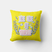 抱擁あなた前向きデザイン クッション (正面)