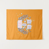 抱擁あなた前向きデザイン タペストリー (正面(横))