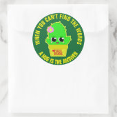 抱擁が答え ラウンドシール (バッグ)