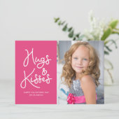 「抱擁とキス」バレンタインデー写真 シーズンカード (スタンド正面)