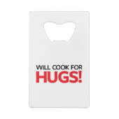 抱擁のために調理します クレジットカード栓抜き (裏面)