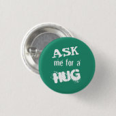 抱擁のための私に尋ねて下さい 缶バッジ (正面&裏面)