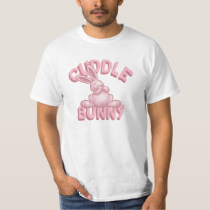 抱擁のバニー-ピンク Tシャツ