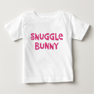抱擁のバニー ベビーTシャツ