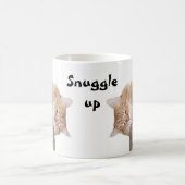 抱擁の猫ちゃん コーヒーマグカップ (中央)