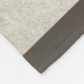 抱擁の相棒タンかブラウンのフリース犬の写真毛布 フリースブランケット (角)