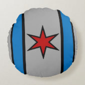 抱擁の盾のモダン(銀) ラウンドクッション (正面)