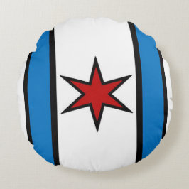 抱擁の盾-モダン(白い) ラウンドクッション