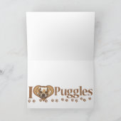 抱擁のPuggleのワイシャツおよびギフト カード (内部)