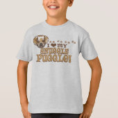 抱擁のPuggleのワイシャツおよびギフト Tシャツ (正面)