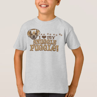 抱擁のPuggleのワイシャツおよびギフト Tシャツ
