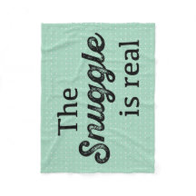 抱擁はおもしろいな実質のティール（緑がかった色）の白い水玉模様です