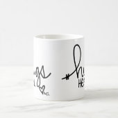 抱擁はコーヒー・マグを直します コーヒーマグカップ (中央)