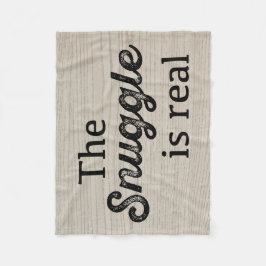 抱擁は実質の木製のおもしろいです フリースブランケット