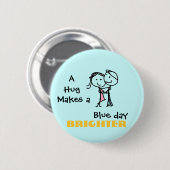 抱擁は青い日より明るく作ります 缶バッジ (正面&裏面)