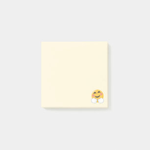 抱擁を与えているEmoji ポストイット