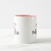 抱擁を解放して下さい ツートーンマグカップ (中央)