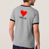 抱擁を解放して下さい Tシャツ (裏面)