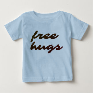 抱擁オーガニックなベビーのボディスーツを放して下さい ベビーTシャツ