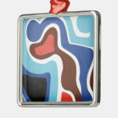 抱擁オーナメント メタルオーナメント (左)