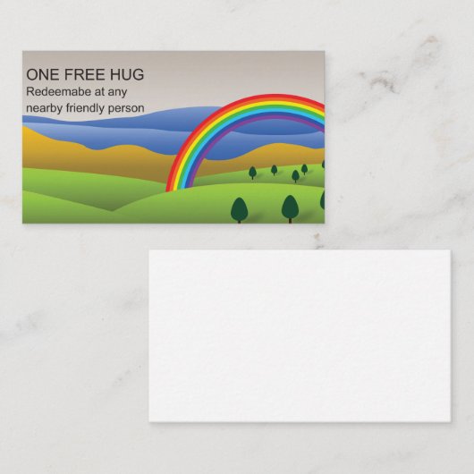 抱擁クーポンカード 名刺 (正面/裏面)