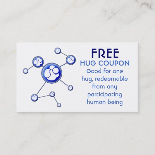 抱擁クーポン 割引カード (正面)