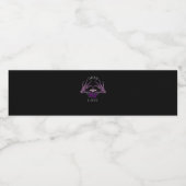 抱擁ゴシックスケルトンハート ペットボトルラベル (シングルラベル)