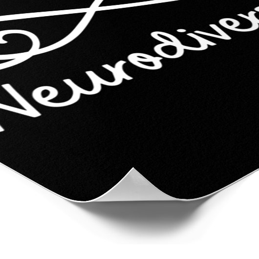 抱擁ニューロダイバーシティ自閉症意識先生Mo ポスター (角)