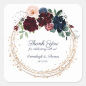 抱擁フローラありがとう |ブルゴーニュ海軍 スクエアシール (正面)