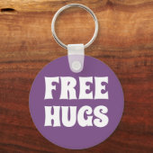 抱擁ボタンKeychainを放して下さい キーホルダー (正面)