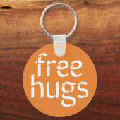 抱擁ボタンKeychainを放して下さい キーホルダー (正面)