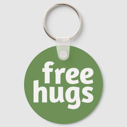 抱擁ボタンKeychainを放して下さい キーホルダー (正面)