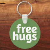 抱擁ボタンKeychainを放して下さい キーホルダー (正面)