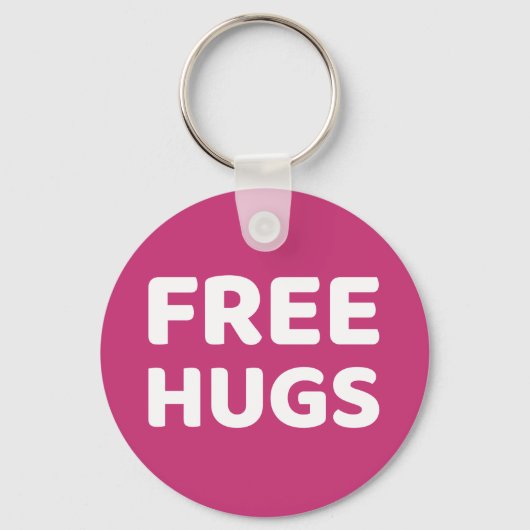 抱擁ボタンKeychainを放して下さい キーホルダー (正面)